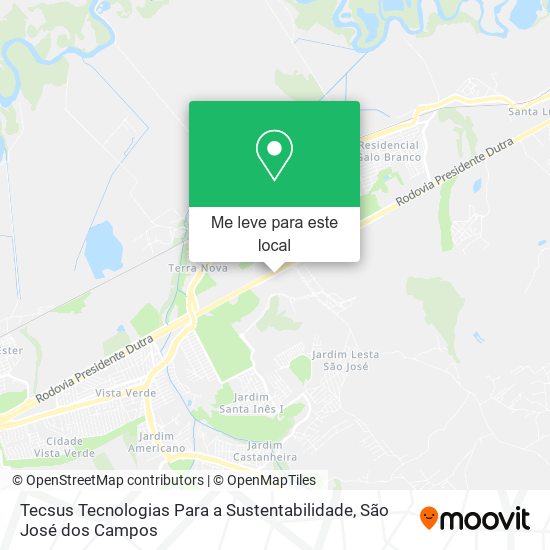 Tecsus Tecnologias Para a Sustentabilidade mapa