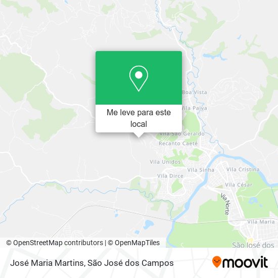 José Maria Martins mapa