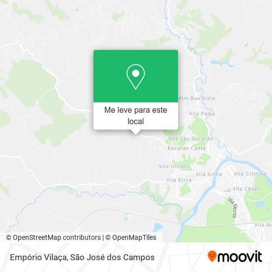 Empório Vilaça mapa