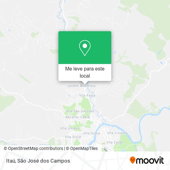 Itaú mapa