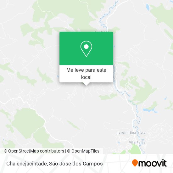 Chaienejacintade mapa