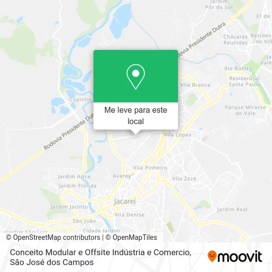 Conceito Modular e Offsite Indústria e Comercio mapa