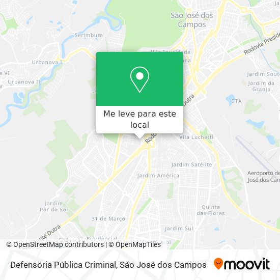 Defensoria Pública Criminal mapa