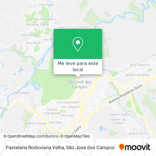 Pastelaria Rodoviaria Velha mapa