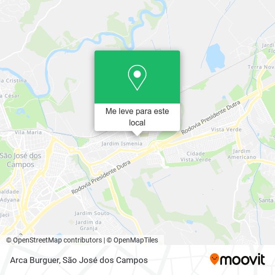 Arca Burguer mapa