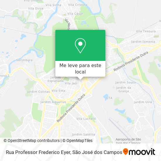 Rua Professor Frederico Eyer mapa
