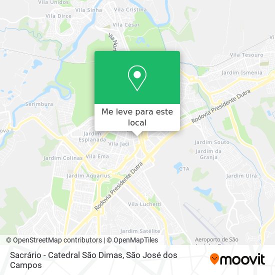 Sacrário - Catedral São Dimas mapa