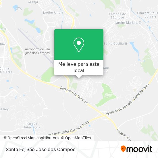 Santa Fé mapa