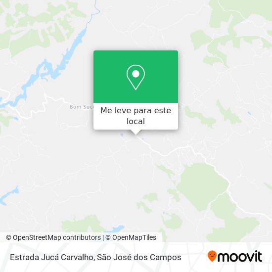 Estrada Jucá Carvalho mapa