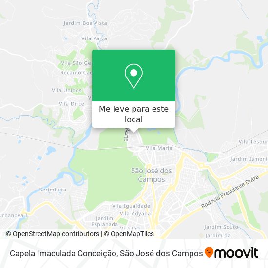 Capela Imaculada Conceição mapa