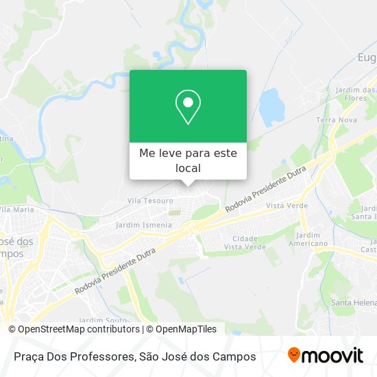 Praça Dos Professores mapa