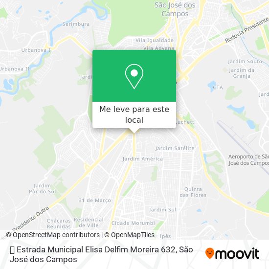 ⛉ Estrada Municipal Elisa Delfim Moreira 632 mapa