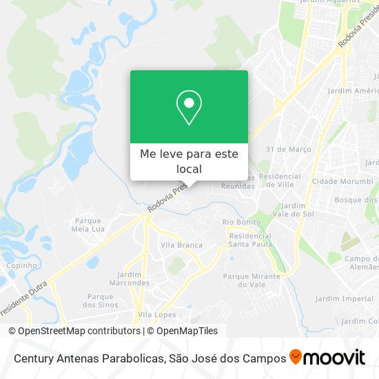 Century Antenas Parabolicas mapa