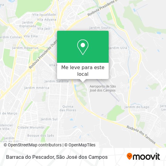 Barraca do Pescador mapa
