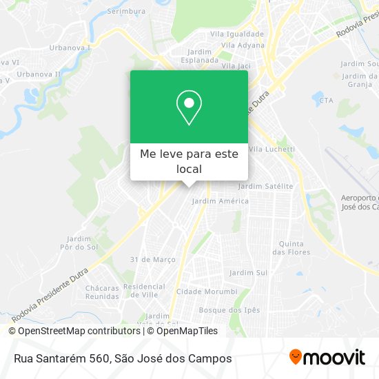 Rua Santarém 560 mapa