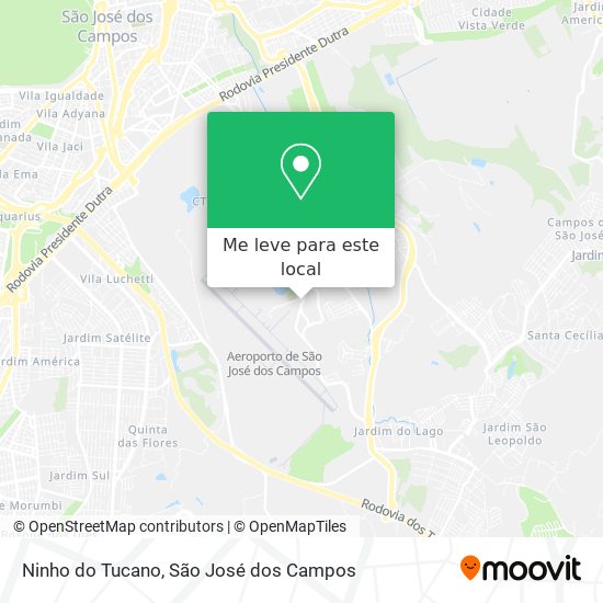 Ninho do Tucano mapa