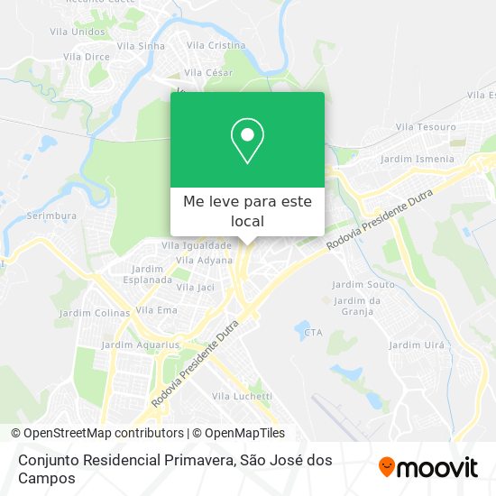 Conjunto Residencial Primavera mapa