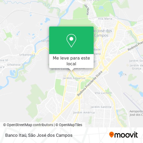 Banco Itaú mapa