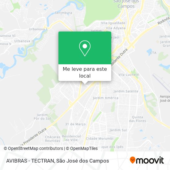 AVIBRAS - TECTRAN mapa