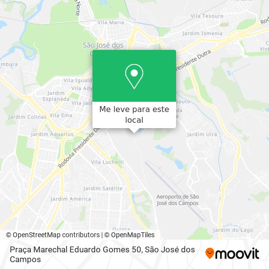 Praça Marechal Eduardo Gomes 50 mapa