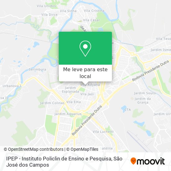 IPEP - Instituto Policlin de Ensino e Pesquisa mapa