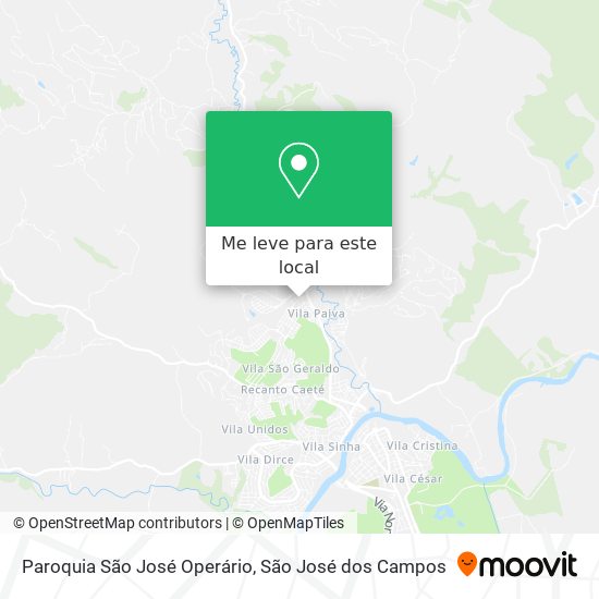 Paroquia São José Operário mapa