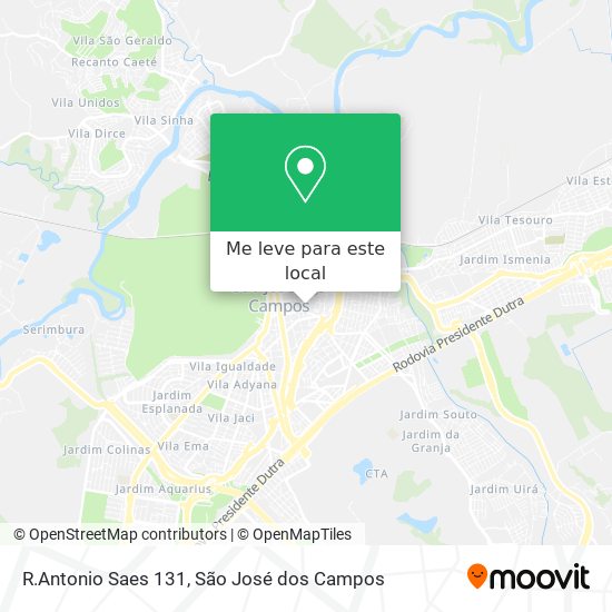 R.Antonio Saes 131 mapa