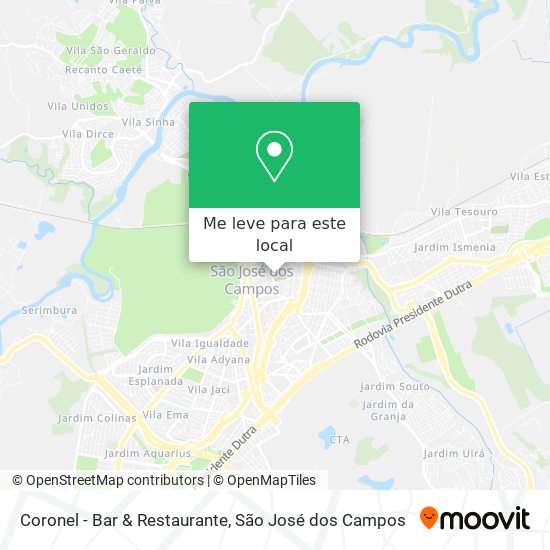 Coronel - Bar & Restaurante mapa