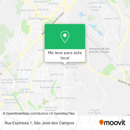 Rua Espinosa 1 mapa