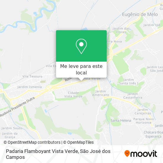 Padaria Flamboyant Vista Verde mapa