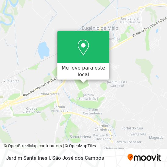 Jardim Santa Ines I mapa