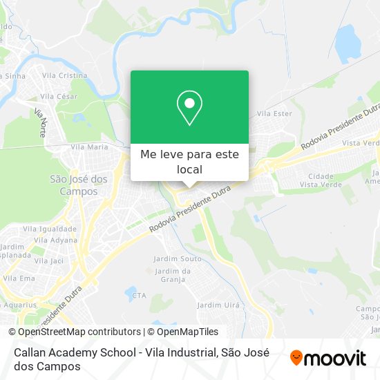 Callan Academy School - Vila Industrial mapa