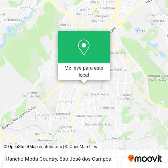 Rancho Moda Country mapa