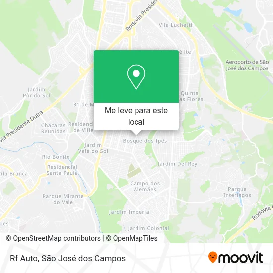 Rf Auto mapa