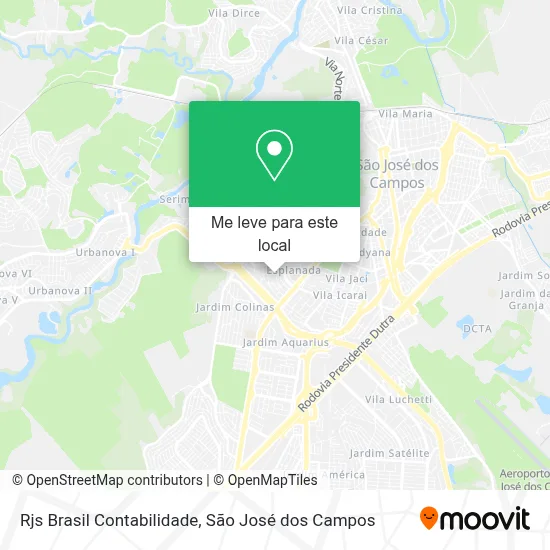 Rjs Brasil Contabilidade mapa