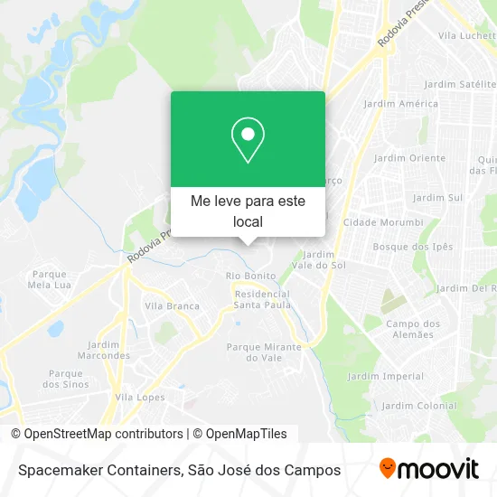 Spacemaker Containers mapa