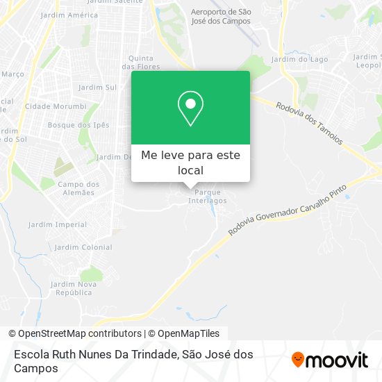 Escola Ruth Nunes Da Trindade mapa