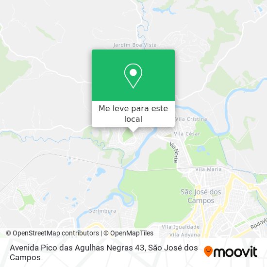 Avenida Pico das Agulhas Negras 43 mapa