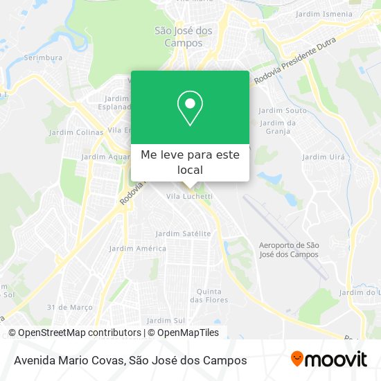Avenida Mario Covas mapa
