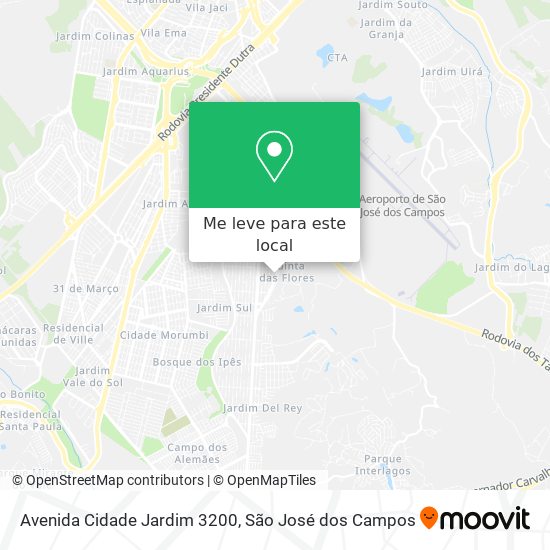 Avenida Cidade Jardim 3200 mapa