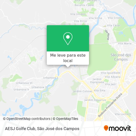 AESJ Golfe Club mapa