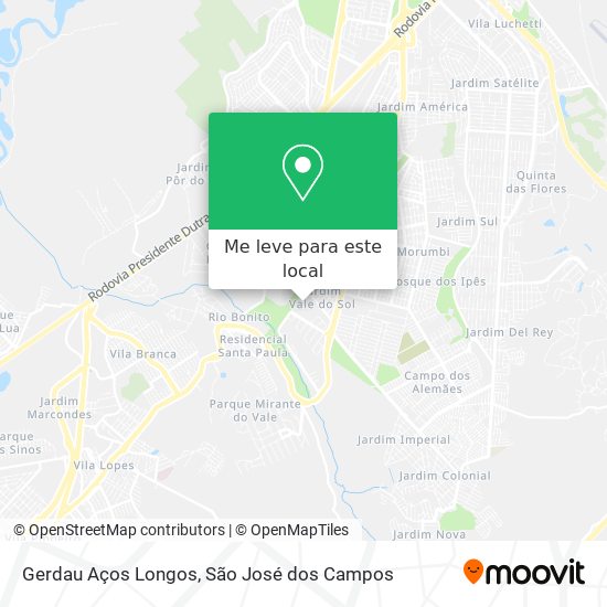 Gerdau Aços Longos mapa