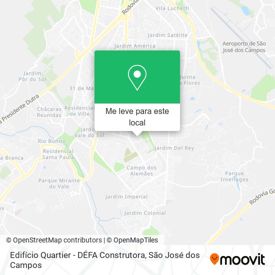 Edifício Quartier - DÉFA Construtora mapa