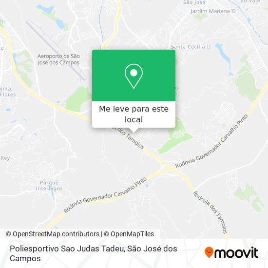 Poliesportivo Sao Judas Tadeu mapa