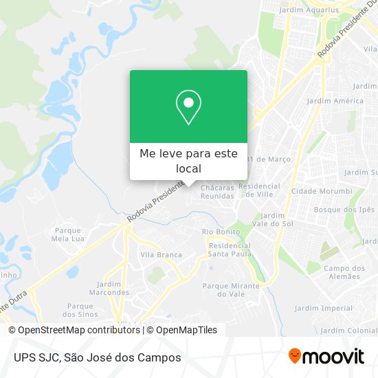 UPS    SJC mapa