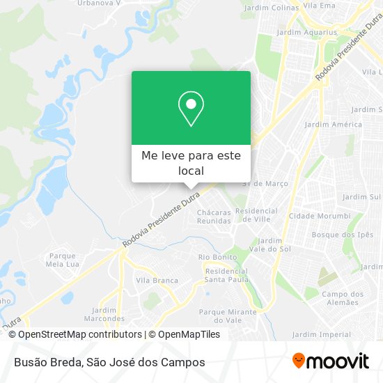 Busão Breda mapa