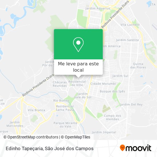 Edinho Tapeçaria mapa