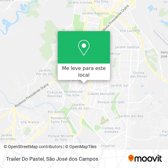 Trailer Do Pastel mapa