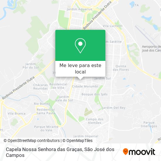 Capela Nossa Senhora das Graças mapa