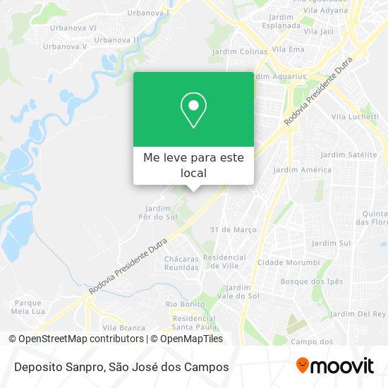 Deposito Sanpro mapa